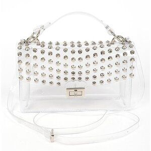 BNWT Brand New Transparent Studded Stadium Bag Cleared Studded Bag